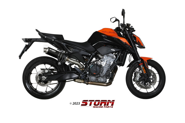 Auspuff Storm GP rund 300 mm KTM Duke 890 Duke 890 R Bj 2020 bis 20223