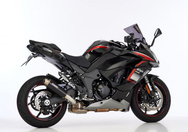 Auspuff Shark SRC 4 schwarz rund passend für Kawasaki Ninja 1100 SX Ninja 1100 SE Bj 2025