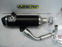 Auspuff Arrow Urban Black KAT passend für Vespa GTS 300 HPE / Sei Gorni / Super etc Bj 2021 bis 2024 Auspuff Arrow Urban Black KAT passend für Vespa GTS 300 HPE / Sei Gorni / Super etc Bj 2021 bis 2024