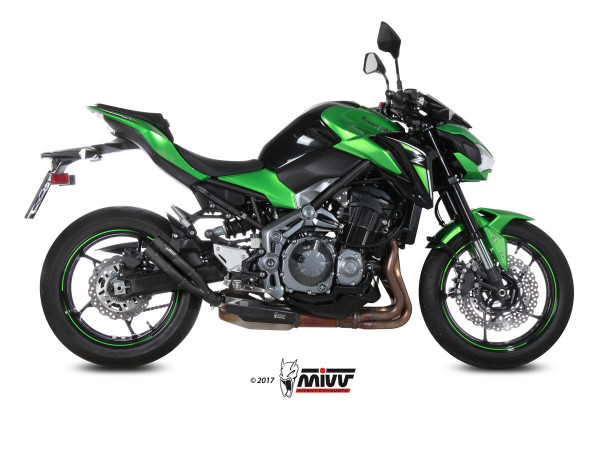 Auspuff MiVV Double Gun Black Kawasaki Z 900 Bj 2017 bis 2019