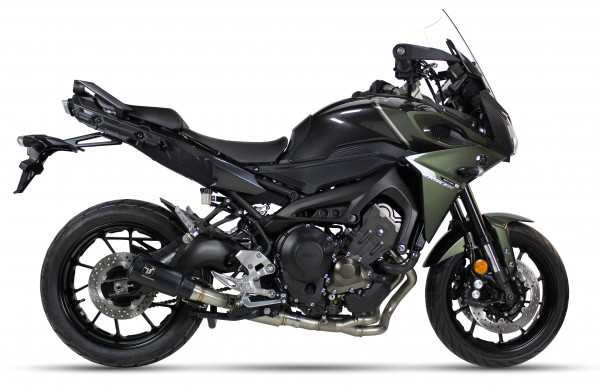 Auspuff Ixil IXRACE MK2 schwarz rund passend für Yamaha Tracer 900 Bj 2013 bis 2020
