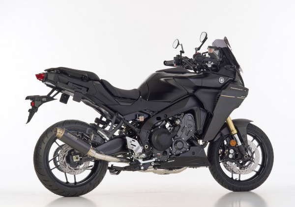 Auspuff Shark SRC 4 schwarz rund KAT passend für Yamaha Tracer 9 GT/ GT+ Bj 2021 bis 24