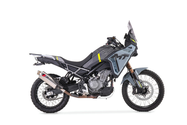 Auspuff Zard Edelstahl passend für CF Moto 450 MT Bj 2024 bis 2025