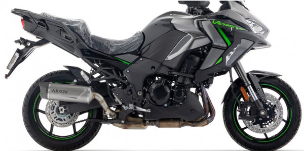 Auspuff Arrow Indy Race Evo Carbonkappe passend für Kawasaki Versys 1100 Bj 2025-2026