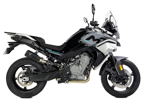 Auspuff Ixil IXRACE MK2 schwarz rund passend für CF Moto 800 MT Bj 2025 bis 2026