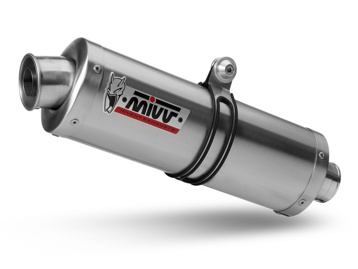 Auspuff ER 500 STORM Edelstahl oval 400 mm KAWASAKI ER 500 ER 5 Bj 1997 bis 2006