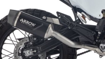 Auspuff Arrow Indy Race Evo Dark Carbonkappe passend für KTM 390 Enduro R Bj 2025 bis 2026