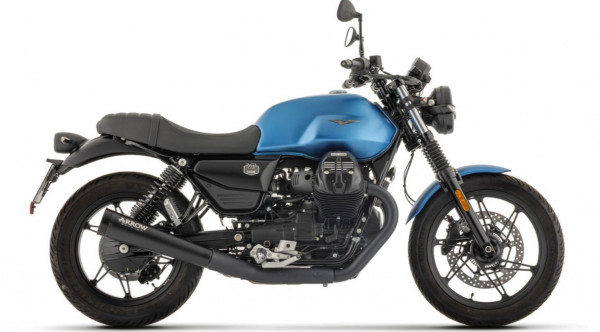 Auspuff Arrow Rebel Dark passend für Moto Guzzi V7 Bj 2025 bis 2026