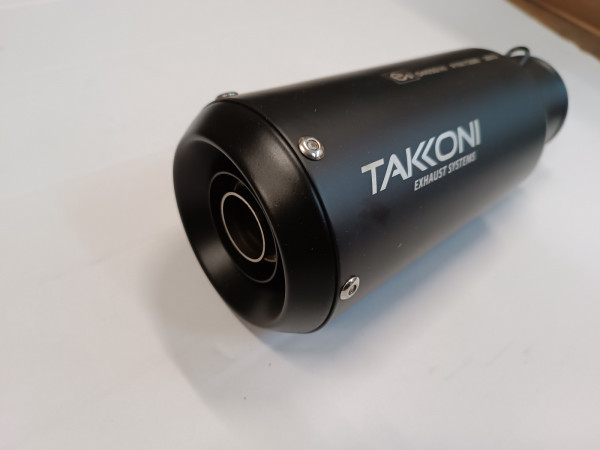 Auspuff Takkoni CWB rund passend für Kawasaki Versys 650 Bj 2023 bis 2024
