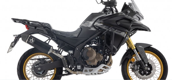 Auspuff Arrow Indy Race schwarz Carbonkappe passend für Voge Valico 625DSX Bj 2025