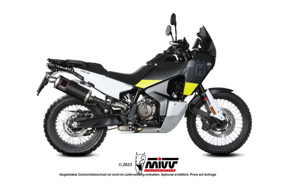 Auspuff MiVV Dakar oval passend für Husqvarna Norden 901 Bj 2022 bis 2025
