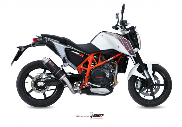 Auspuff MiVV GP rund KTM Duke 690 Bj 2012 bis 2018