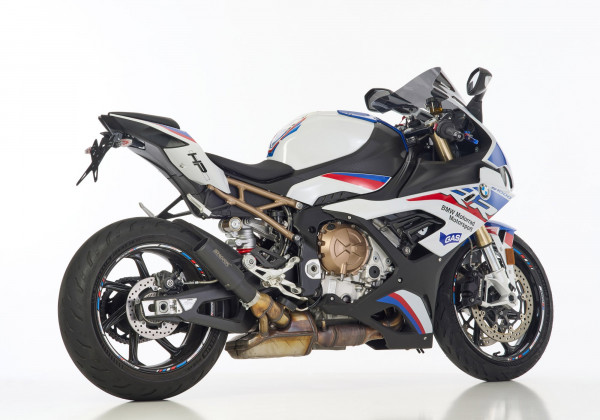 Auspuff Shark RCT schwarz rund BMW S 1000 RR Bj 2021 bis 2024