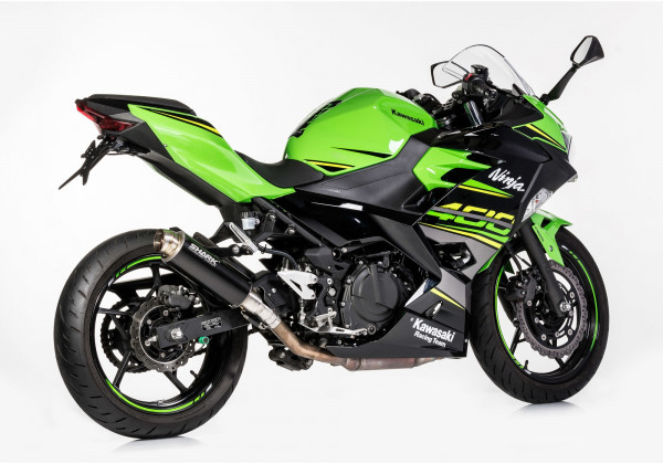 Auspuff Shark SRC 4 rund Kawasaki Ninja 400 Bj 2018 bis 2021