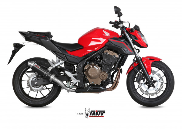 Auspuff MiVV GP rund Honda CB 500 F Bj 2016 bis 2018