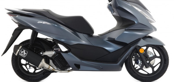 Auspuff Arrow Urban Dark Line KAT passend für Honda PCX 125 Bj 2021 bis 2024