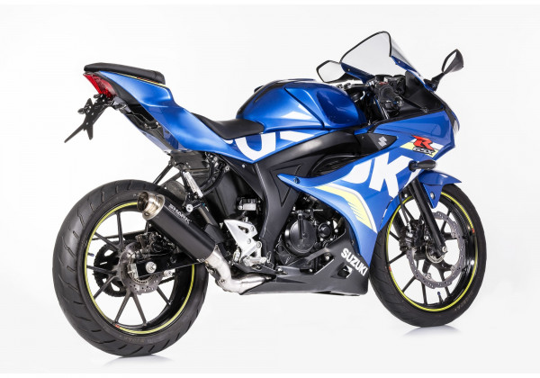 Auspuff Shark SRC 4 rund KAT Suzuki GSX S 125 GSX R 125 Bj 2017 bis 2019