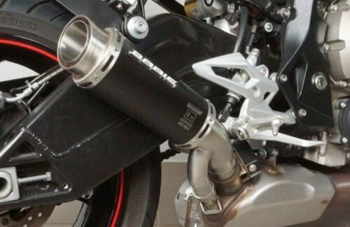 Auspuff Bodis GPC RSII schwarz rund BMW S 1000 R Bj 2017 bis 2020