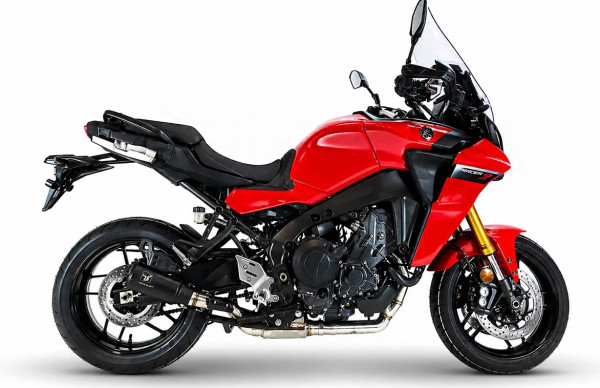Auspuff Ixil IXRACE MK2 schwarz rund passend für Yamaha Tracer 9 Bj 2021 bis 2023