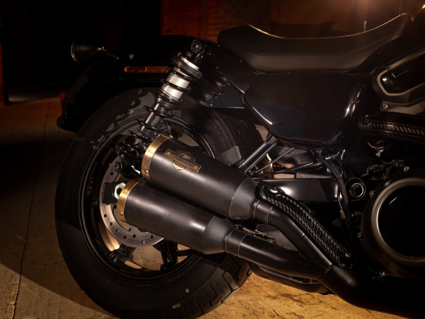 Auspuff Zard schwarz 120th Anniversary Limited Edition Harley D. Nightster 975 Bj 2022 bis 2023