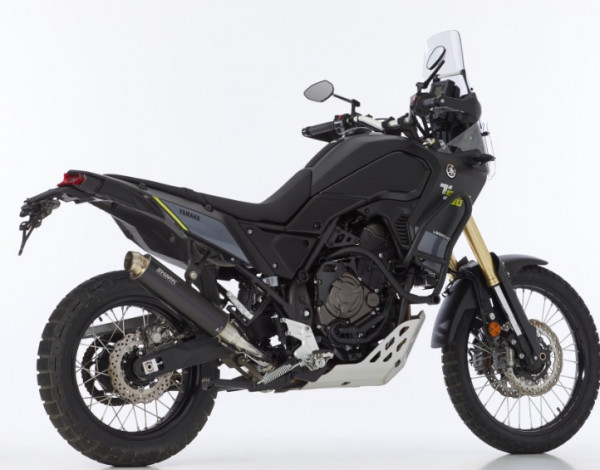 Auspuff Shark SRC 4 schwarz rund Yamaha Tenere 700 Bj 2019 bis 2024