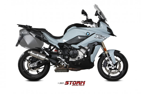 Auspuff Storm oval 400 mm passend für BMW S 1000 XR Bj 2020 bis 2024
