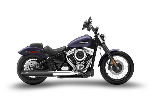 Auspuff Zard rund schwarzer Endkappe passend für Harley Davidson Street Bob 117 ab 2025