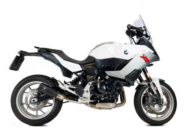 Auspuff Ixil IXRACE MK2 schwarz rund passend für BMW F 900 R F 900 XR Bj 2020 bis 2024