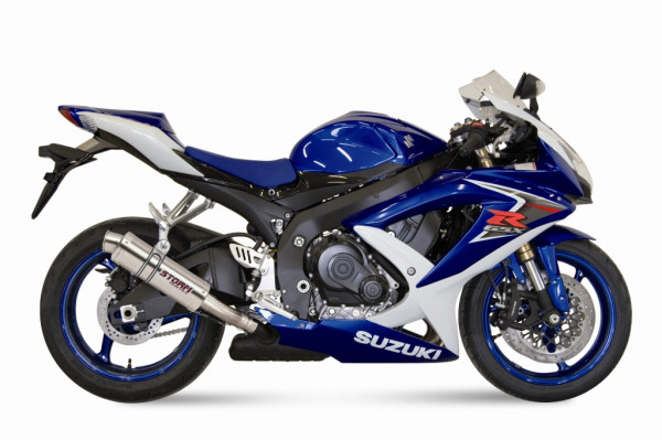 Auspuff Storm GP rund 300 mm Suzuki GSX R 600 GSX R 750 Bj 2011 bis 2016