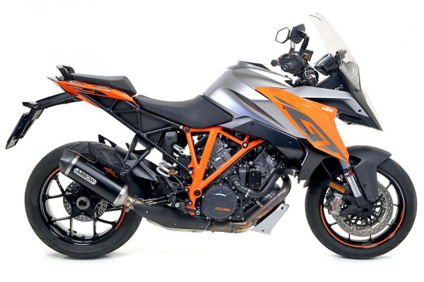 Auspuff Arrow Race Tech schwarz passend für KTM 1290 Superduke GT / R Bj 2017 bis 2021