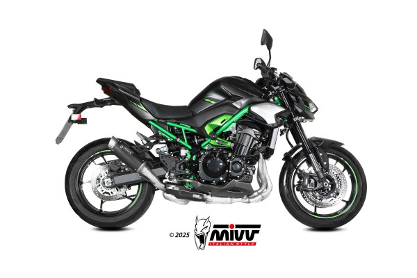 Auspuff MiVV GP Pro schwarz rund passend für Kawasaki Z 900 Bj 2025 bis 2026