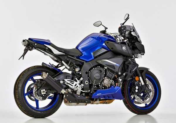 Auspuff Shark SRC 4 schwarz rund passend für Yamaha MT 10 MT 10 SP Bj 2022 bis 2024