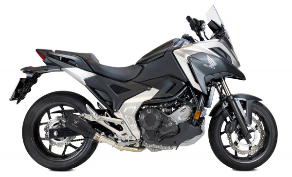 Auspuff Ixil IXRACE MK2 schwarz rund passend für Honda NC 750 X Bj 2021 bis 2025