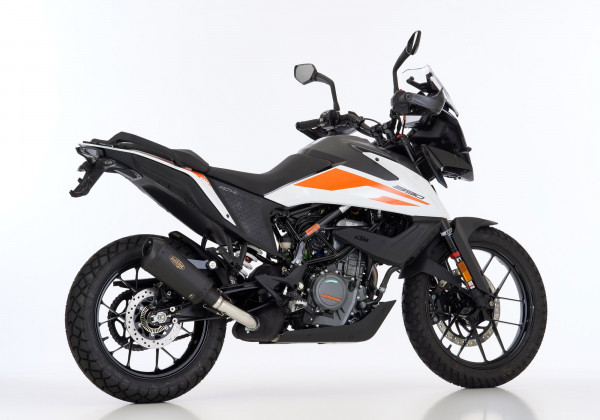 Auspuff Shark DSX 10 schwarz KTM 390 Adventure Bj 2020 bis 2023