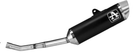 Auspuff Arrow Thunder schwarz passend für Yamaha WR 125 R Bj 2026