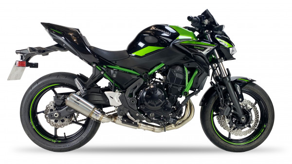 Auspuff Ixil IXRACE MK2 Edelstahl rund passend für Kawasaki Z 650 Ninja 650 Bj 2017 bis 2019