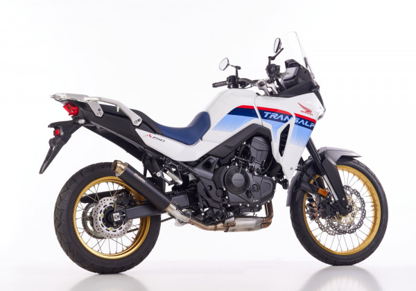 Auspuff Shark SRC 4 schwarz rund passend für Honda XL 750 Transalp Bj 2023 bis 2025