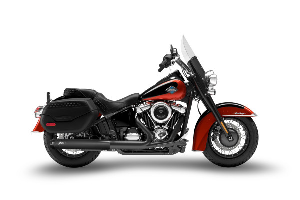 Auspuff Zard rund schwarzer Endkappe passend für Harley Davidson Heritage Classic 117 ab 2025