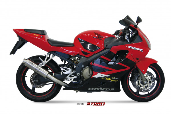 Auspuff Storm GP rund 300 mm passend für Honda CBR 600 FS Bj 2001 bis 2003
