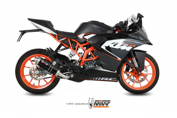 Auspuff MiVV GP rund KAT KTM RC 125 Bj 2014 bis 2016