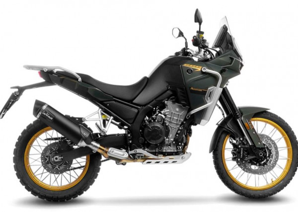 Auspuff Leovince EVO Black Edition passend für KOVE 800 X Bj 2024 bis 2025