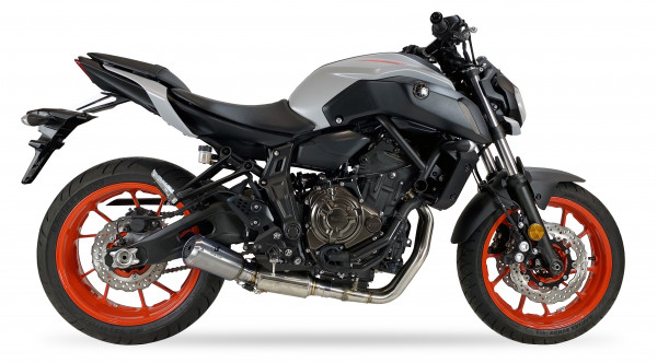 Auspuff Ixil IXRACE MK2 Edelstahl rund passend für Yamaha MT 07 XSR 700 Tracer 700 Bj 2014 bis 2020