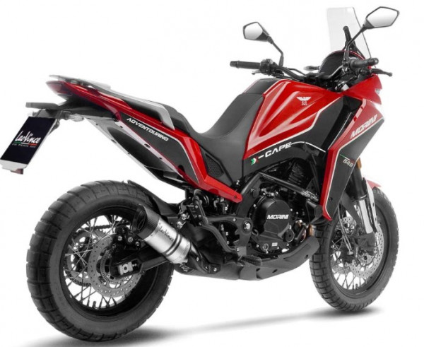 Auspuff Leovince LV Pro Edelstahl passend für Moto Morini X-Cape 650 Bj 2021 bis 2024