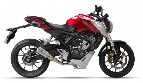 Auspuff Ixil IXRACE MK2 Edelstahl rund passend für Honda CB 125 R Bj 2018 bis 2020