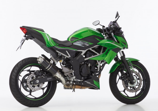 Auspuff Hurric Supersport rund Kawasaki Z 125 Bj 2019 bis 2024