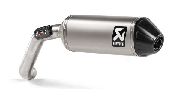 Auspuff Akrapovic Titan passend für Moto Guzzi V85 TT Bj 2019 bis 2023