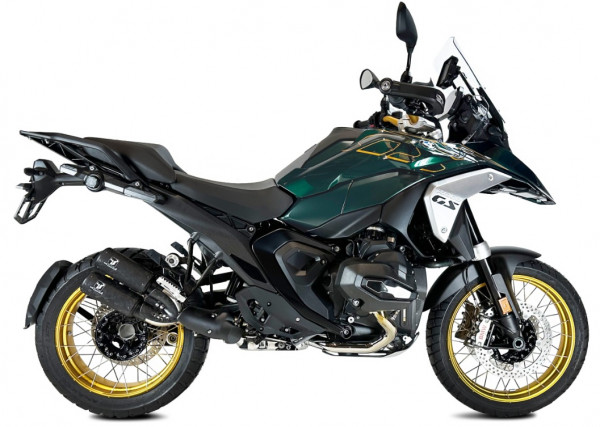 Auspuff Ixil IXRACE DCX2 schwarz rund passend für BMW R 1300 GS Bj 2023 bis 2024