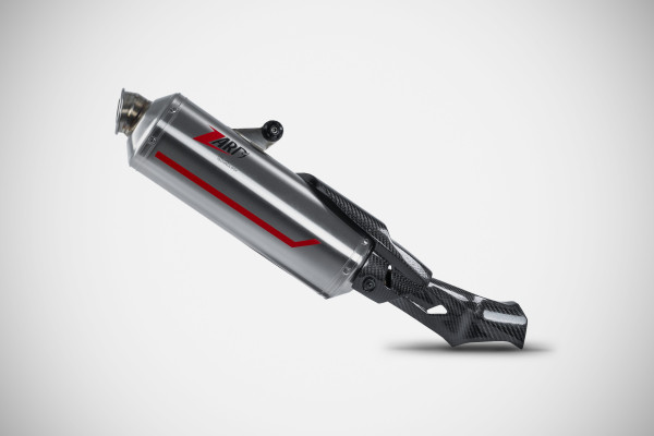 Auspuff Zard Sabbia Edelstahl passend für Ducati Desert X 950 Bj 2022 bis 2023