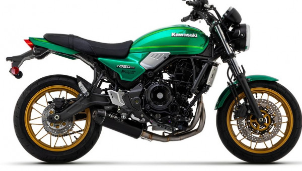 Auspuff Arrow Rebel Dark KAT Kawasaki Z 650 RS Bj 2021 bis 2023