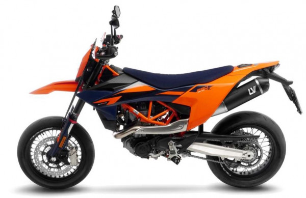Auspuff Leovince ONE EVO Black Edition passend für KTM 690 SMC R 690 Enduro R Bj 2025 bis 2026